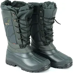 demar Herren Stiefel Hunter Pro Größe 45 - Grün - Wasserdichte Thermotiefel für Jäger und Angler, mit 100% Wollinnenschuh und rutschfester Sohle für optimalen Komfort und Wärme bei jedem Wetter.