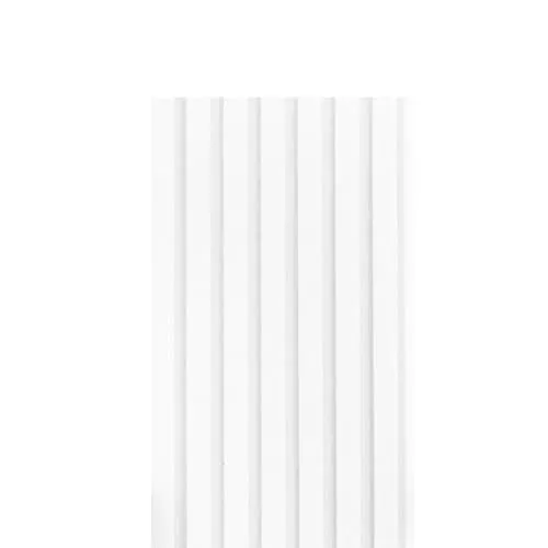 ondeco Akustikpaneel 20x240cm Wandpaneele Filz, B1 Brandschutz, schallabsorbierend, 3D Design Weiss 20 x 240cm