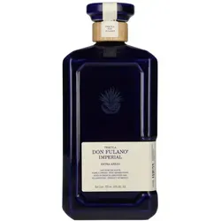 Don Fulano Tequila IMPERIAL Extra Añejo 100% Puro de Agave 0,7l - Exquisiter Tequila mit 40% Vol. aus 100% Blauen Weber-Agaven. Langanhaltende Reifung in Eichenfässern sorgt für komplexe Aromen und eleganten Genuss – ideal für besondere Anlässe oder als edles Geschenk.