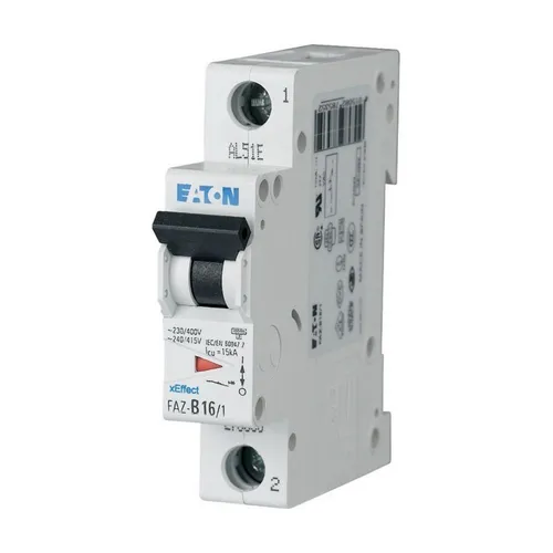 Eaton Leitungsschutzschalter FAZ-B63/1-NA-SP 1-polig - Zuverlässiger Leitungsschutzschalter von Eaton, ideal für den professionellen Einsatz. Mit einer Bemessungsstromstärke von 63A und einer kompakten Bauweise bietet er optimale Sicherheit für Ihre elektrischen Anlagen.