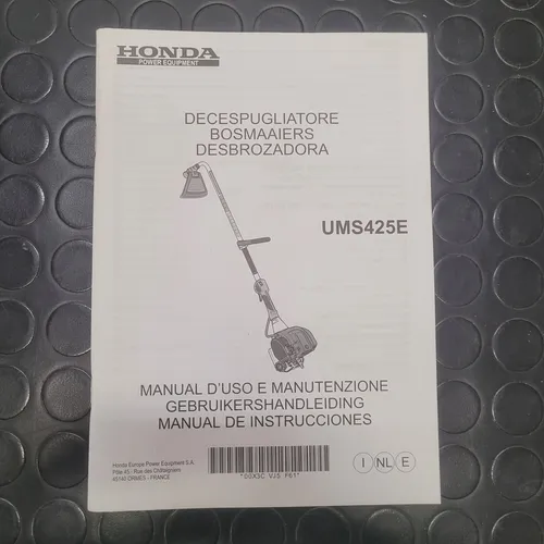 HONDA Motorsense Trimmer UMS 425 Aktionspaket - Motorsensen mit Benzinantrieb, 0,72 kW Motorleistung für effizientes und schnelles Mähen in Ihrem Garten oder auf dem Grundstück.