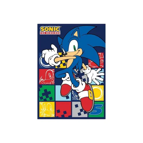 Sonic der Igel Blue Blur Fleecedecke 100x140cm
