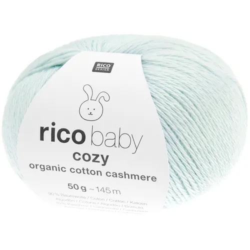 Wolle Kreativ! Rico - Baby Cozy Organic Cotton Cashmere Fb. 7 hellblau 50 g