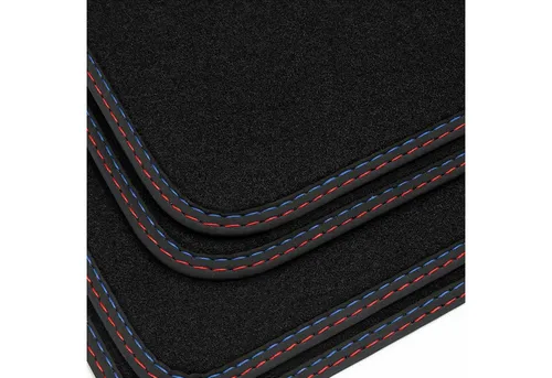 tuning-art Auto-Fußmatten BDN263 für BMW X1 E84 - Passgenaues Automatten-Set für BMW X1 E84, gefertigt aus flauschigem Polyamid Velours mit hoher Standfestigkeit. Rutschfest und wasserabweisend, ideal für den täglichen Einsatz und schützt den Fahrzeugboden effektiv.