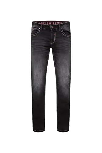 CAMP DAVID Regular-fit-Jeans für Herren - Stylische Regular-fit-Jeans aus komfortablem Jogg-Denim mit einzigartigen Bleaching-Effekten für einen coolen Used Look. Ideal für lässige Freizeitoutfits.