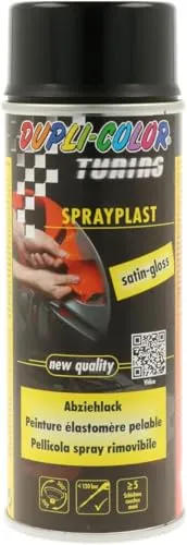 Dupli-Color Motip Sprayplast Autolack Spraydose Schwarz Glanz - 400ml Sprayplast in glänzendem Schwarz, ideal für kreative Lackierungen und Reparaturen auf Universal-Oberflächen.
