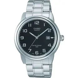 Casio Herren Uhr MTP-1221A-1AVEG - Elegante Analog Quarz Uhr mit Edelstahlarmband, wasserdicht bis 5 Bar und robustem Mineralglas – ideal für jeden Anlass.