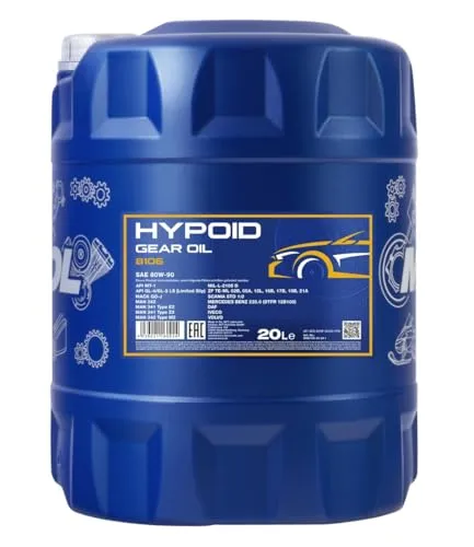 Sct-Mannol Öl MANNOL HYPOID LSD MN8106-20 - Getriebeöle, hochleistungsfähiges Hypoidöl für optimale Schmierung und Schutz von Differenzialen und Getrieben