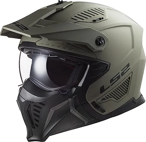 LS2 Drifter SOLID Jet-/Modularhelm in Matt Sand, XXL - Motorradhelm, ECE 22.06 zertifiziert für maximale Sicherheit. Mit abnehmbarem Kinnschutz und praktischem Sonnenvisier für besten Komfort und Sicht bei jeder Fahrt.