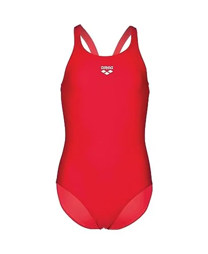 Arena Dynamo Junior R Badeanzug, Einteiliger Badeanzug für Mädchen, Chlor- und Salzwasserbeständiges Arena Maxfit Eco-Gewebe, Sport-Badeanzug mit 50+ UPF UV-Schutz