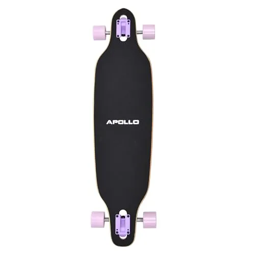 Apollo Longboard Tamana Komplettboard mit High Speed ABEC Kugellagern - Erlebe den Fahrspaß mit dem Apollo Longboard Tamana! Das 38 x 9,2 Zoll große Board bietet eine stabile Drop Through Montage und ist ideal für Freeride und Cruiser. Mit hochwertigen ABEC 9 Kugellagern für hohe Geschwindigkeit.