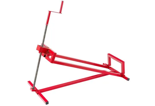 Arebos Rasentraktorheber | 450 kg Tragkraft - Rasenmäherzubehör mit stufenlos verstellbarem Neigungswinkel bis 45°, ideal für Wartung und Reinigung von Aufsitzmähern. Platzsparend zusammenklappbar für einfache Lagerung.