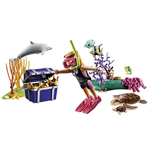 Playmobil 70678 Treasure Diver Gift Set