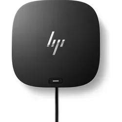 HP USB-C Dock G5 mit AC und EU-Netzteil - Praktische Laptop-Dockingstation mit umfassenden Anschlussmöglichkeiten und kompaktem Design. Ideal für ein effizientes Arbeiten im Büro oder Homeoffice.
