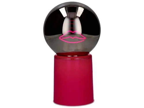 Giftcompany LED-Dekofigur Glowmance - Neonlicht Lippen pink 21cm - Nussknacker Dekofigur mit stylischem Neonlicht im Lippen-Design, das Glamour und gute Laune verbreitet. Ideal als Blickfang für Zuhause oder Partys.