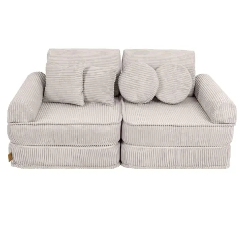 MEOWBABY Kindersofa – Weiches Klappsofa mit Schlaffunktion für Kinder - Das MEOWBABY Kindersofa ist die perfekte Lösung für das Kinderzimmer! Vielseitig einsetzbar als Spiel- und Schlafsofa, bietet es Komfort und ist leicht zu verstauen. Hergestellt aus hochwertigen, schadstofffreien Materialien.