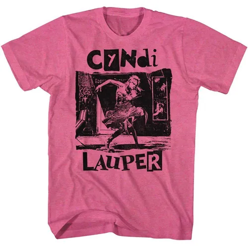 Cyndi Lauper Zerrissen Schein Tanz Offiziell Lizenziert Adult Kurzärmlig