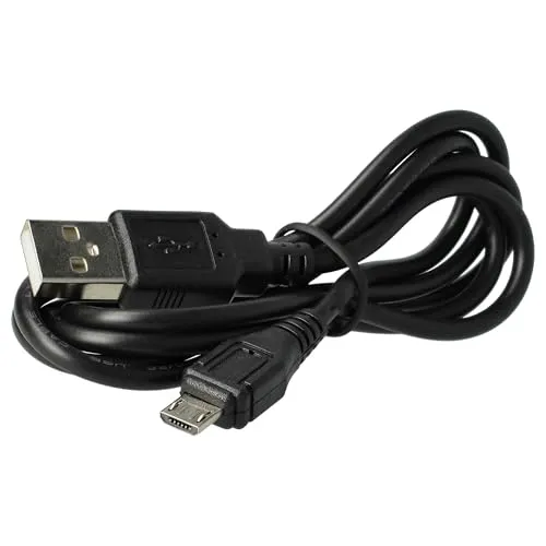 vhbw USB Kabel auf Micro-USB 1m schwarz kompatibel mit Nikon D5600