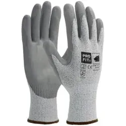 Fitzner Schnittschutzhandschuhe, PU-Beschichtung, Level B a52527-5  , 1 Karton = 144 Paar, Größe 5