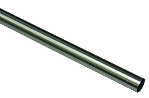 Gardinia Gardinenstange Memphis Ø 16 mm - Edelstahl-Optik, 160 cm - Gestalten Sie Ihre Fenster stilvoll mit der Gardinia Gardinenstange Memphis in Edelstahl-Optik. Die 160 cm lange Stange aus Metall bietet vielfältige Kombinationsmöglichkeiten und ist ideal für individuelle Dekorationen.