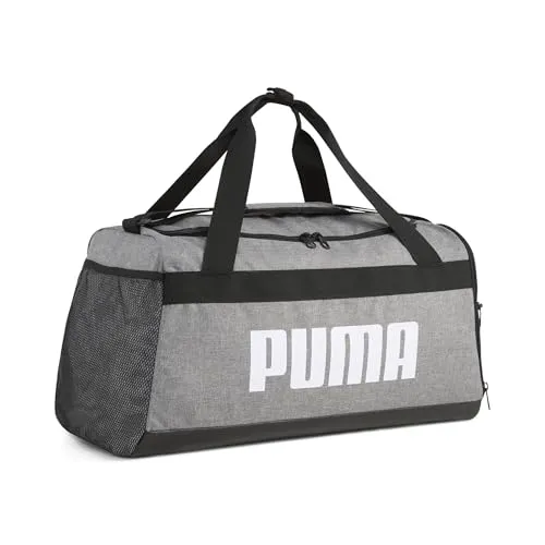 PUMA Challenger Heather Bag S Sporttasche - Unisex Sporttasche in Medium Gray Heather, verstellbar und ideal für Fitness und Freizeit, mit praktischem Reißverschluss und geräumigem Design.
