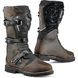 TCX Drifter Waterproof Stiefel - Braun - 42 - Motorradstiefel mit wasserdichter T-Dry-Membrane, robustem Leder und OrthoLite® Einlegesohle für hohen Komfort und Atmungsaktivität, ideal für jedes Wetter und maximale Sicherheit.