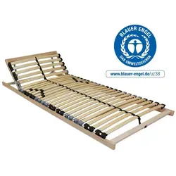 Beco Lattenrost Easyfix K, 100 x 200 cm - Lattenrost mit 28 Federholzleisten, Kopfteil verstellbar und einfache Selbstmontage. TÜV geprüft, bis 130 kg belastbar, 100 Nächte Probeschlafen und 10 Jahre Qualitätsversprechen.