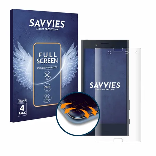 4x Full-Screen Schutz Folie für Sony Xperia X Compact 3D Curved Edge Display