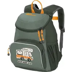 Kids Little Joe Rucksack dunkelgrün, 11 Liter - Outdoor Rucksack aus 100% Polyester, ideal für Abenteuer mit einem großzügigen Volumen von 11 Litern.