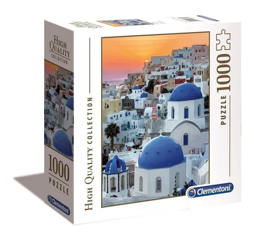 Santorini - Clementoni Hiqh Quality Collection Puzzle 1000 Teile / 50x69cm - NEU