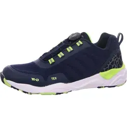 Lurchi Leder-Trekkingschuhe "Laurin-Tex" in Dunkelblau - 31 - Sneaker mit wasserdichter Gore-Tex®Membran, ideal für Abenteuer bei jedem Wetter und leicht an- und auszuziehen dank Schnürung und Klettverschluss.