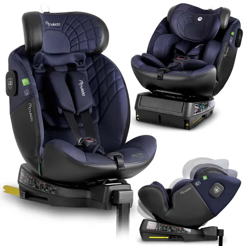 Fotelik samochodowy Nukido Aero Line czarno-granatowy 0-36 kg ISOF 5903890626686
