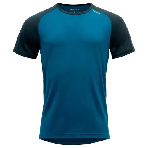 Devold - Jakta Merino 200 T-Shirt - Merinounterwäsche Gr S blau