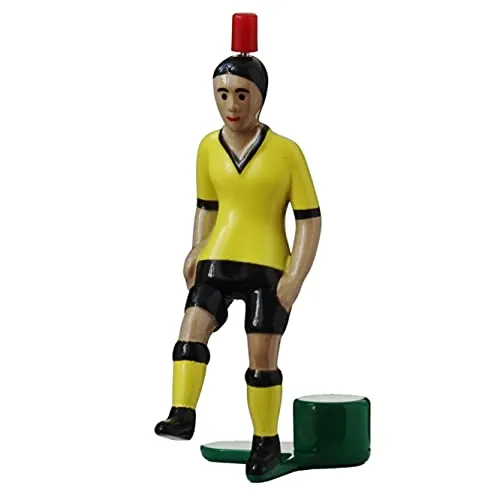 TIPP-KICK Kicker Classic I Original Spieler für Groß & Klein I Spielspaß mit der Fußball-Figur Spiel I Zubehör I Trikot Gelb