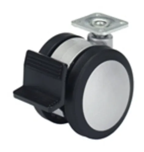 Hettich Bala d-lock Zwillingsrolle mit Radfeststeller und Gleitlager - 9078515