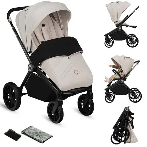 Lionelo Mika Plus Buggy – Komfort-Allrounder für Kinder - Leichter Buggy für Kleinkinder von 6 bis 48 Monaten. Ideal für unterwegs, bietet er Komfort und Flexibilität für aktive Familien.