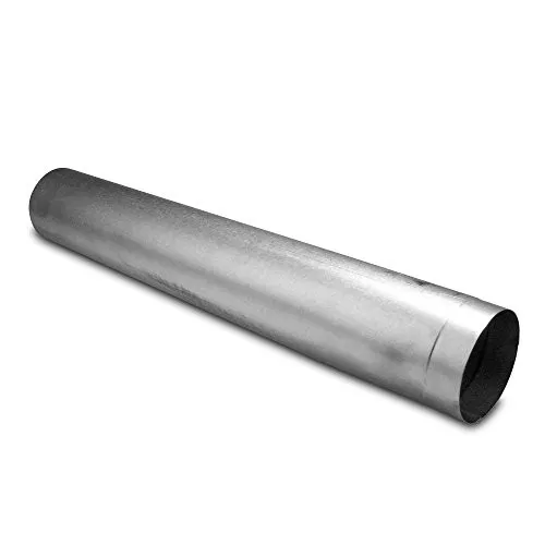 TROTEC Abgasrohr, Kamin, Schornstein, Ofenrohr starr Ø 120 mm, feueraluminiert