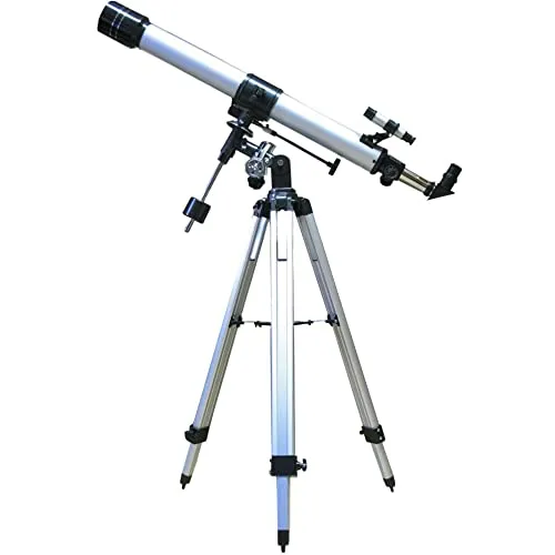Orbinar 900/70 EQ2 Refraktor Teleskop - Teleskope mit Achromat-Optik, sichtbar bis 11,5 Magnitude – ideal für Astronomie-Enthusiasten, um bis zu 1.000.000 Sterne zu beobachten!