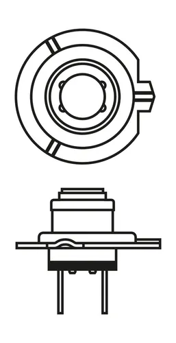 Bosch Glühlampe Hauptscheinwerfer Plus 200 Gigalight DBL 1 987 301 436 - Frontscheinwerfer mit 200% mehr Lichtausbeute für bessere Sicht und Sicherheit beim Fahren, ideal für Nachtfahrten.