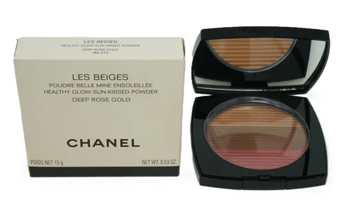CHANEL Les Beiges Healthy Glow Sun-Kissed Puder 15g Deep Rose Gold - Das CHANEL Les Beiges Puder in Deep Rose Gold sorgt für einen warmen Glow und ein strahlendes Finish. Die ultrafeine Textur lässt sich leicht auftragen und eignet sich ideal für einen lebendigen Teint.
