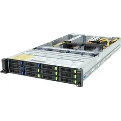 Gigabyte R283-ZF0-AAL1 Rack Server 2U - Barebone Server mit Dual Sockel SP5 für leistungsstarke AMD EPYC Prozessoren, ideal für anspruchsvolle Anwendungen und Datenzentren.