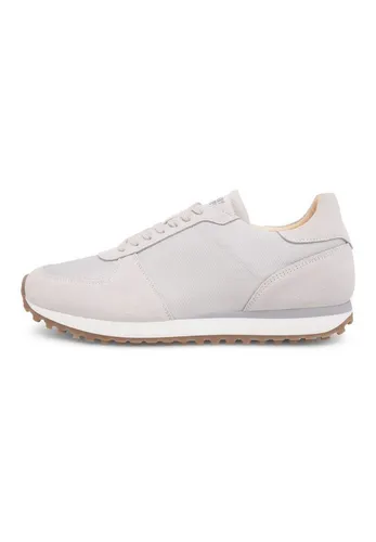 Sneaker HENRY STEVENS "Travis R2" - Herren Gr. 41, grau aus Leder - Moderne Sneaker aus feinstem Kalbsvelours und sportlichem Canvas, ideal für stilbewusste Männer. Leicht und vielseitig kombinierbar, perfekt für jeden Anlass.