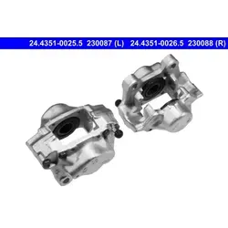 ATE Bremssattel OPEL, SAAB, VAUXHALL 24.4351-0025.5 - Hochwertige Bremssattelausführung für zuverlässige Bremsleistung, passend für diverse Modelle ab 1995, ideal für sicheren Fahrkomfort.