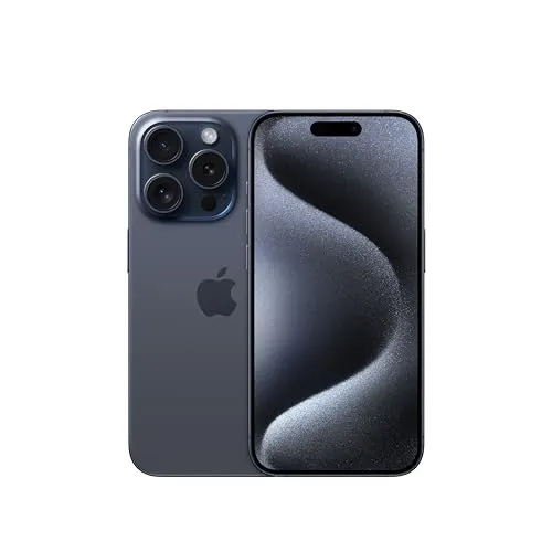 Apple iPhone 15 Pro 256 GB - Titan Blau (Generalüberholt)