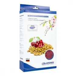 Kirschkernkissen 20x30 cm mit Flausch bordeaux