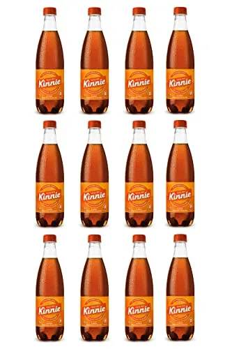 Kinnie Classic Bittersüßes Erfrischungsgetränk - Limonade mit einzigartigem Bittersüßen Orangengeschmack, ideal zum Mixen von Cocktails und perfekt für unterwegs in praktischen 0,5L Flaschen.