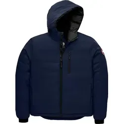 Canada Goose Lodge Hooded Jacke - Dunkelblau - Größe L - Hochwertige Herren-Winterjacke in Dunkelblau mit Kapuze, ideal für kalte Wintertage. Funktionales Design und robuste Verarbeitung sorgen für Stil und Schutz bei jedem Wetter. Perfekt für Alltag und Outdoor-Aktivitäten.
