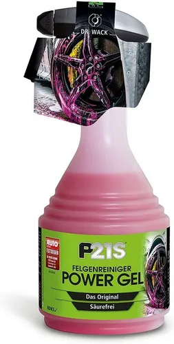 DR. WACK P21S Felgenreiniger Power Gel 750 ml - Effiziente Autopflege mit Wirkindikator - Autopflege & Motorradpflege - Der P21S Felgenreiniger sorgt mit seiner Power-Gel-Formel für schnelle, schonende Reinigung und ist dabei biologisch abbaubar.