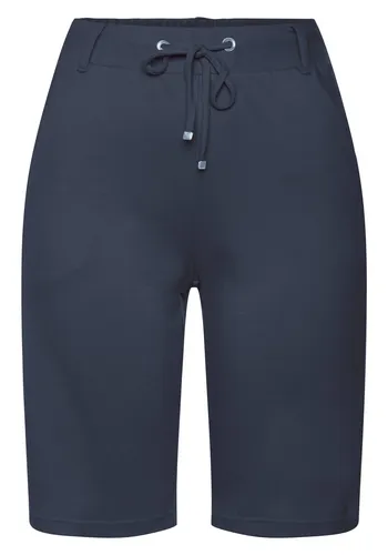 LASCANA Shorts mit Gürtelschlaufen und Bindeband - Bequeme Bermudas für Loungewear, mit praktischen Gürtelschlaufen und Bindeband für individuellen Sitz. Ideal für entspannte Tage zu Hause oder unterwegs.