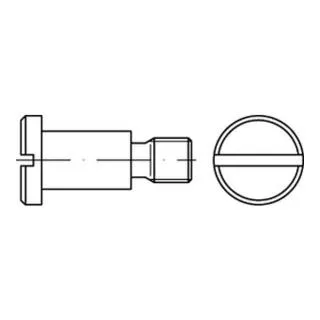 DIN 923 Flachkopfschraube M8x8 Stahl 4.8 blank Schlitz m. Ansatz o. Freistich - Maschinenschrauben, hochwertige 4.8 Stahl Flachkopfschrauben, ideal für stabile Verbindungen, 100 Stück im praktischen Set.